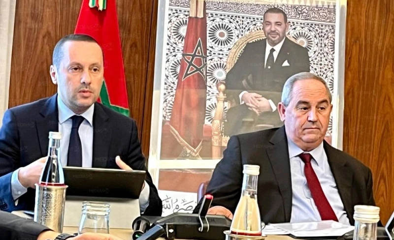 Amine Tahraoui, ministre de la Santé et Azzedine Midaoui, ministre de l’Enseignement supérieur