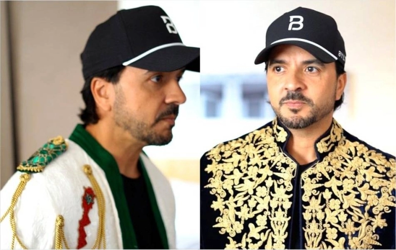 La star latino portant un caftan marocain lors de son dernier concert à Casablanca.