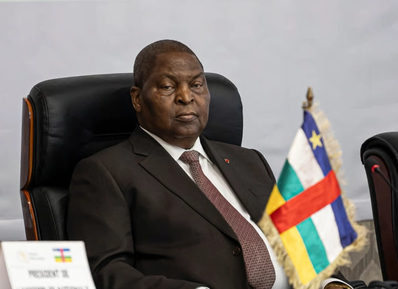 Le président centrafricain Faustin-Archange Touadéra