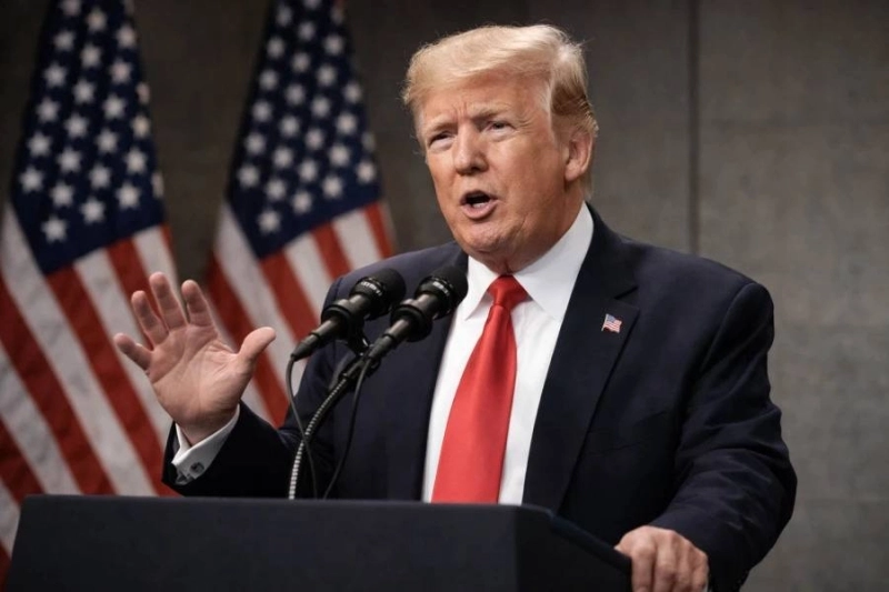 Donald Trump évite la précipitation