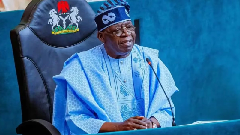 Le président nigérian Bola Ahmed Tinubu