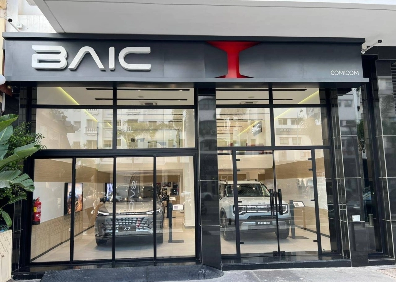 Nouveau Showroom de BAIC Bd Massira Al Khadra à Casablanca.
