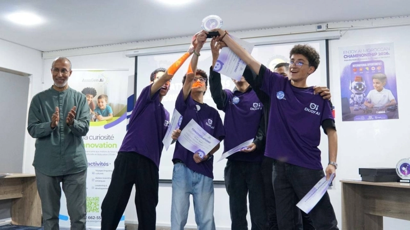 Plus de 150 écoles marocaines sont en lice pour représenter le Royaume à la finale mondiale d’EnjoyAI en Chine.
