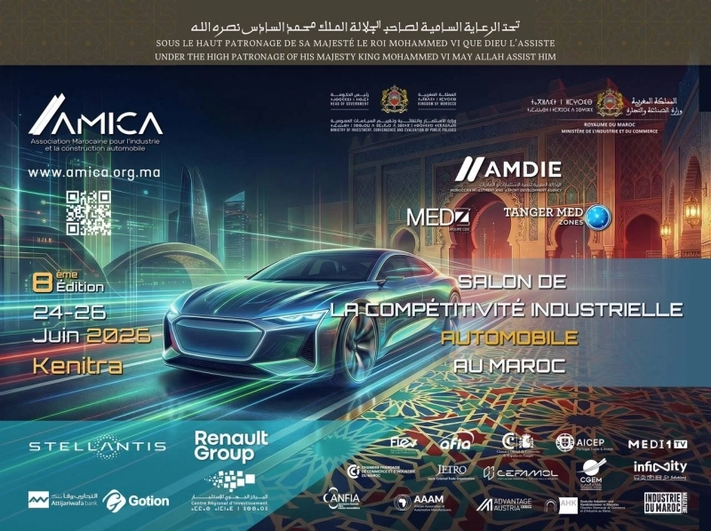 Le SCIA 2026 réunira à Kénitra les acteurs de l’automobile autour de la compétitivité, de l’intégration locale et de la mobilité de demain.