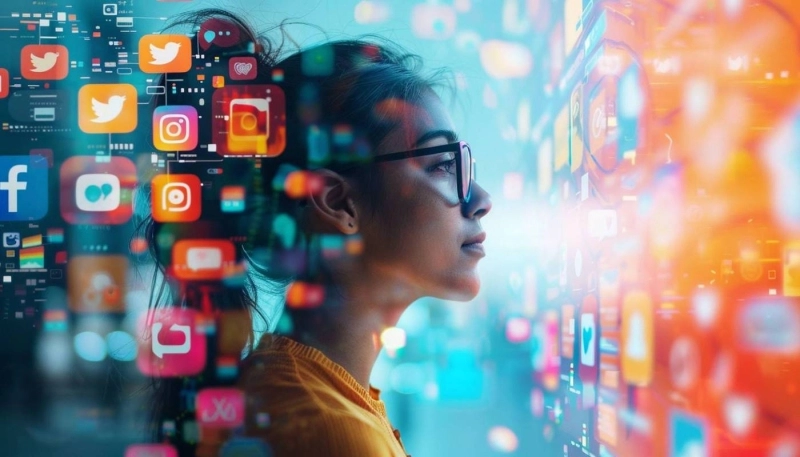 Les réseaux sociaux gagnent du terrain à vue d'œil
