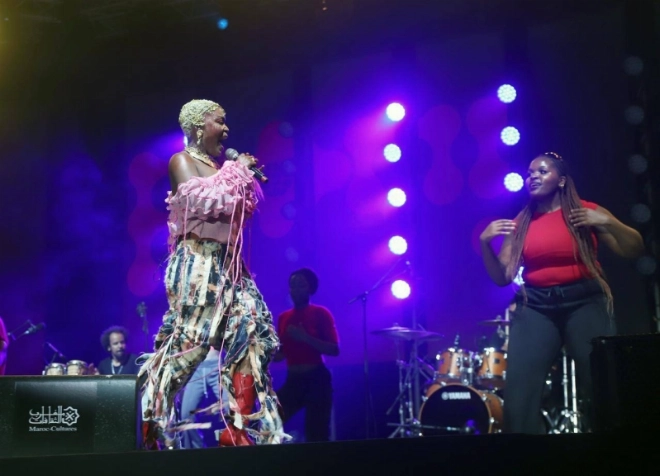 La star angolaise du kuduro moderne Pongo a fait vibrer lundi soir la scène Bouregreg- Mawazine 2026.