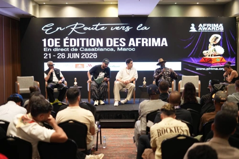 Conférence de presse de All Africa Music Awards (AFRIMA) à Casablanca.