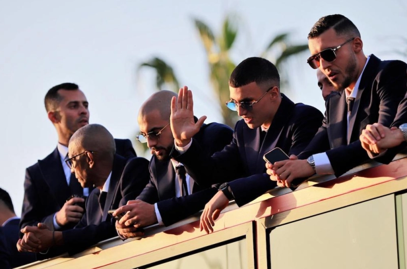 Suite à son parcours historique lors de la coupe du Monde « Qatar 2022 », l’équipe nationale de football a eu droit, en décembre 2022, à un accueil triomphal par des milliers de supporters en effervescence.