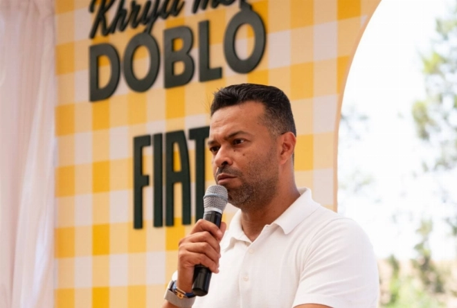Jaouad Mabrour, Directeur de marque Fiat au Maroc lors de la conférence de presse du nouveau Fiat DOBLO le 24 juin 2026 à Benslimane.