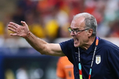 Marcelo Bielsa, sélectionneur de l'Uruguay