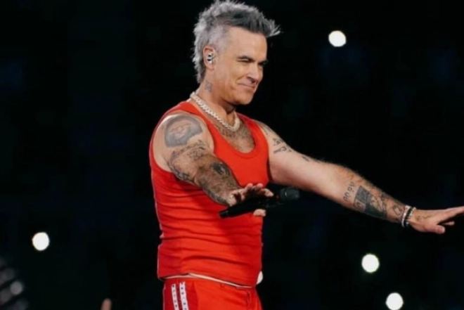 La star de la pop britannique Robbie Williams embrase Jazzablanca et offre une ouverture en apothéose.© DR