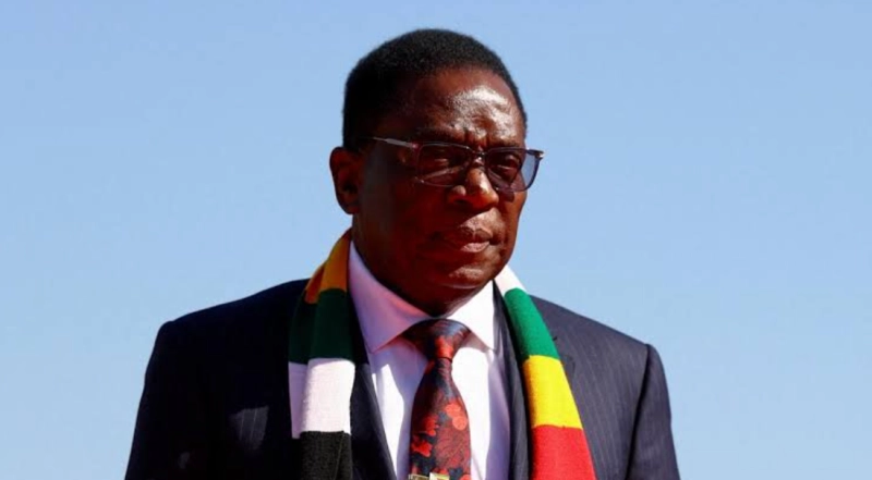 Le président zimbabwéen, Emmerson Mnangagwa,