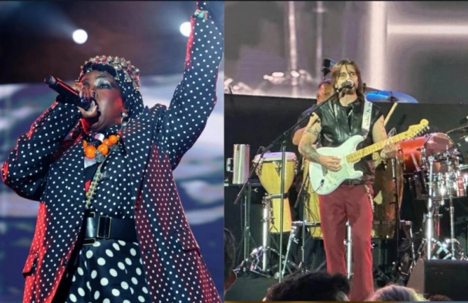 Entre rock latino et soul mythique, Juanes et Lauryn Hill font chavirer Jazzablanca.
