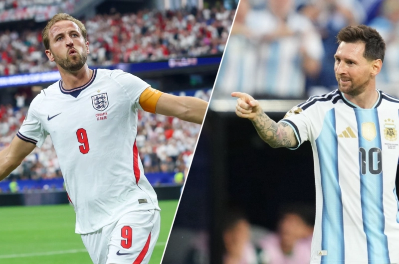 Harry Kane et Lionel Messi