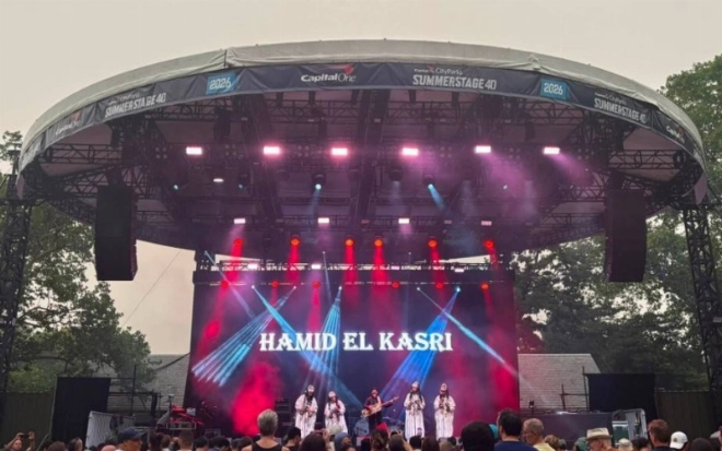 Maâlem Hamid El Kasri a fait vibrer les New Yorkais à Central Park lors du SummerStage 2026.