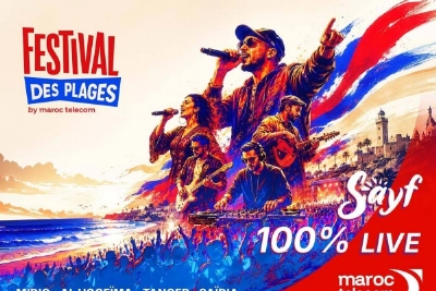 Le Festival des Plages de Maroc Telecom fait son grand retour avec 60 concerts gratuits du 20 juillet au 21 août 2026 dans quatre villes du Royaume.
