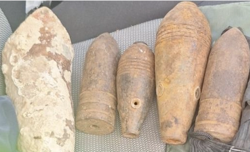 Projectiles explosifs saisis