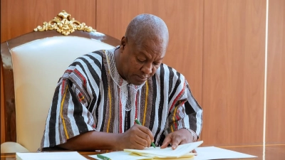 Le président ghanéen John Dramani Mahama
