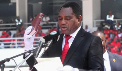 Le président zambien Hakainde Hichilema