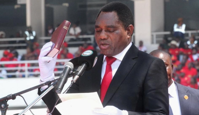 Le président zambien Hakainde Hichilema