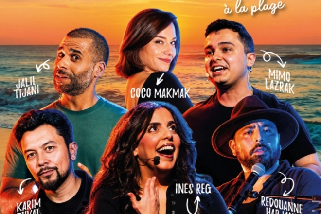 La scène francophone accueillera le 23 octobre 2026 Inès Reg, Jalil Tijani, Mimo Lazrak, Redouanne Harjane, Coco Makmak et Karim Duval.