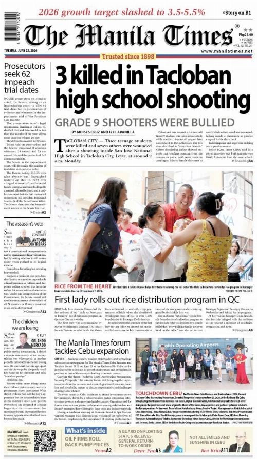 Today's Front Page