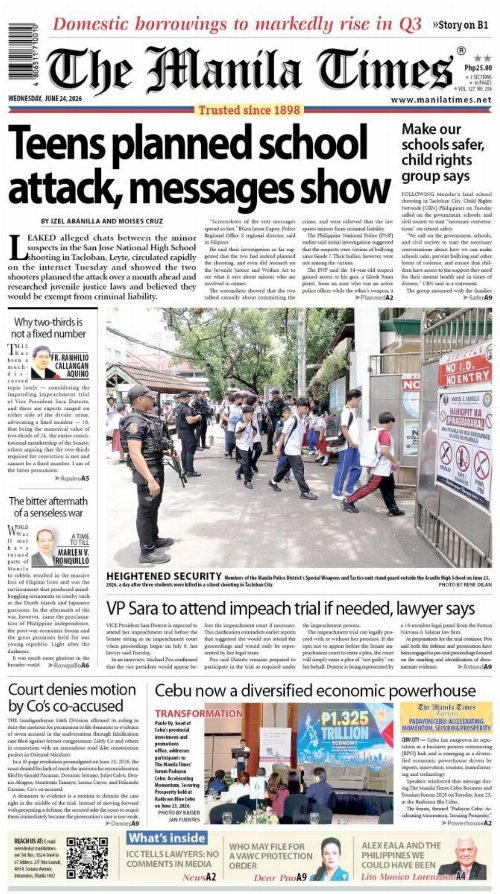Today's Front Page