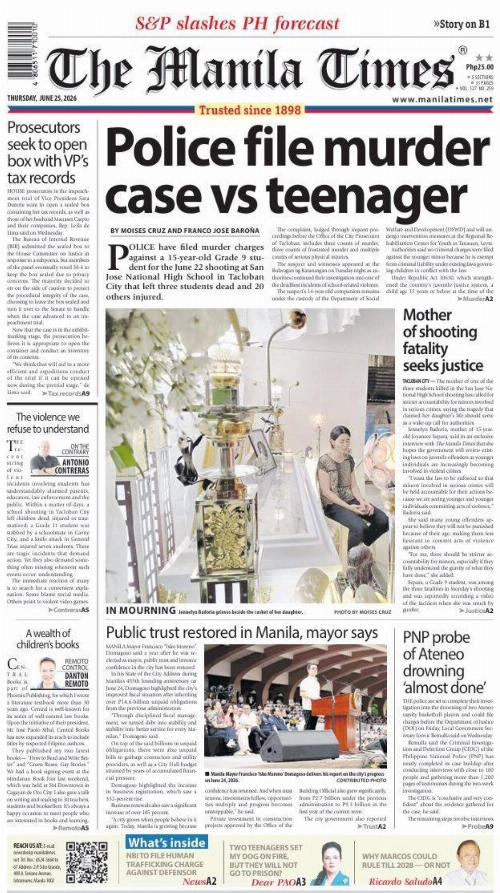 Today's Front Page