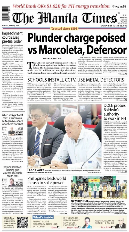 Today's Front Page