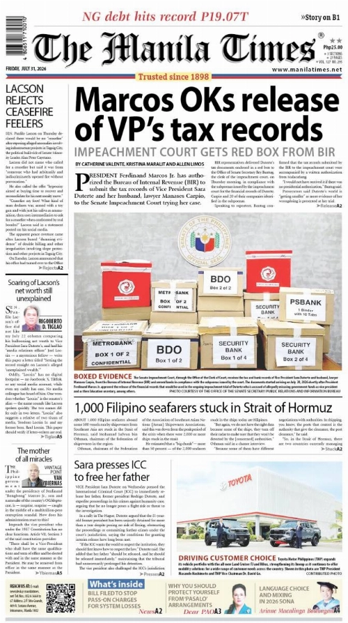 Today's Front Page