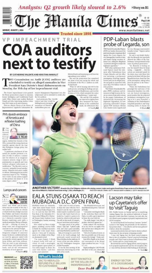 Today's Front Page