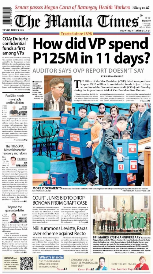 Today's Front Page