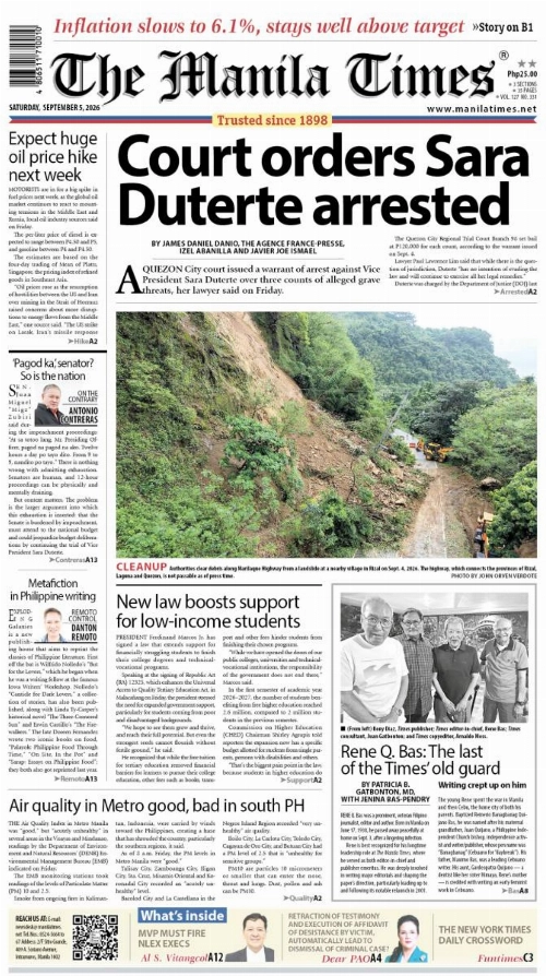 Today's Front Page
