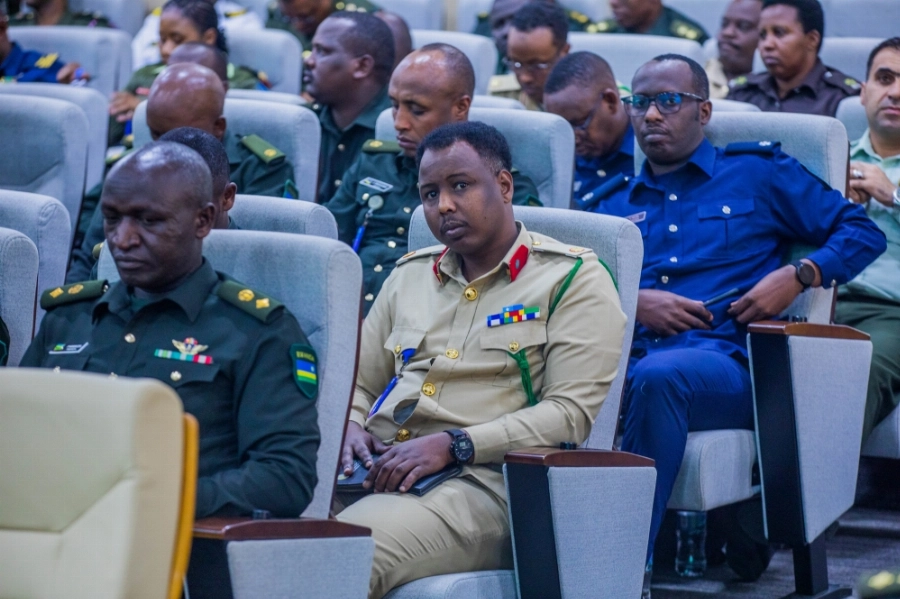 The symposium, organised by Rwanda Defence Force Command and Staff College (RDFCSC) in partnership with University of Rwanda. The symposium, organised by Rwanda Defence Force Command and Staff College (RDFCSC) in partnership with University of Rwanda.