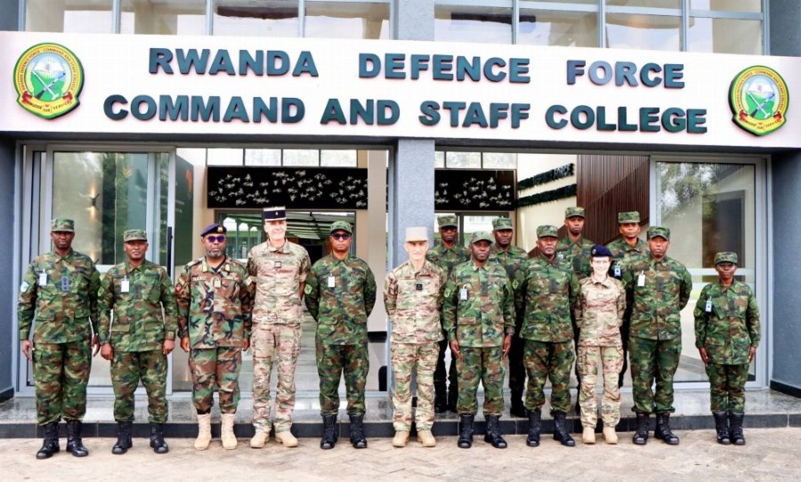 Maj Gen Ianni delivered a lecture to participants of the Senior Command and Staff Course in Musanze District on May 20. Maj Gen Ianni delivered a lecture to participants of the Senior Command and Staff Course in Musanze District on May 20.