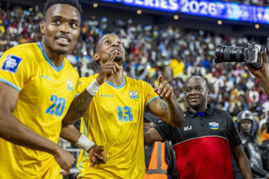 National team players during a celebration at FIFA Series at Amahoro Stadium. Photos by Olivier Mugwiza (2) National team players during a celebration at FIFA Series at Amahoro Stadium. Photos by Olivier Mugwiza (2)