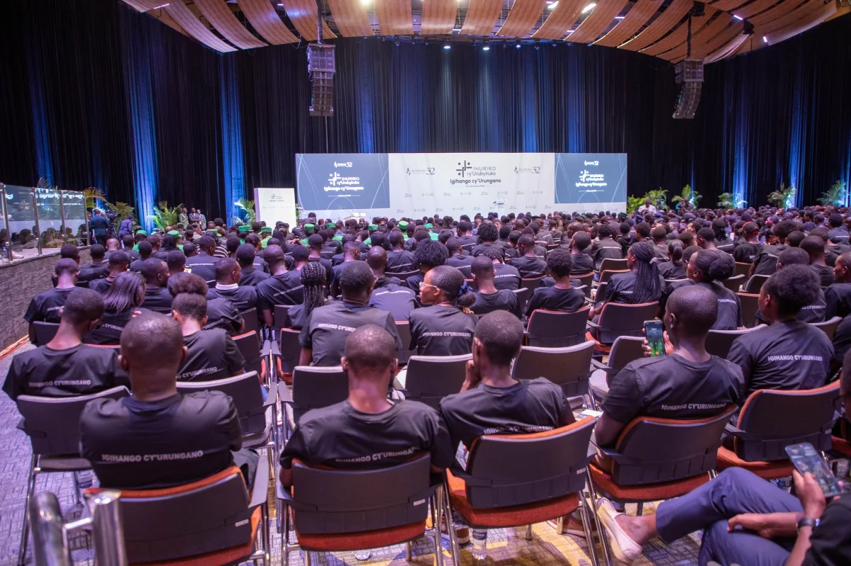 The event was held under the theme “Youth, let us fight genocide ideology and promote unity and resilience.” The event was held under the theme “Youth, let us fight genocide ideology and promote unity and resilience.”