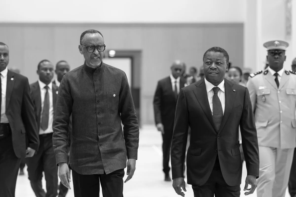 President Paul Kagame was received by President Faure Essozimna Gnassingbé on Monday, June 15. Photo by Village Urugwiro President Paul Kagame was received by President Faure Essozimna Gnassingbé on Monday, June 15. Photo by Village Urugwiro