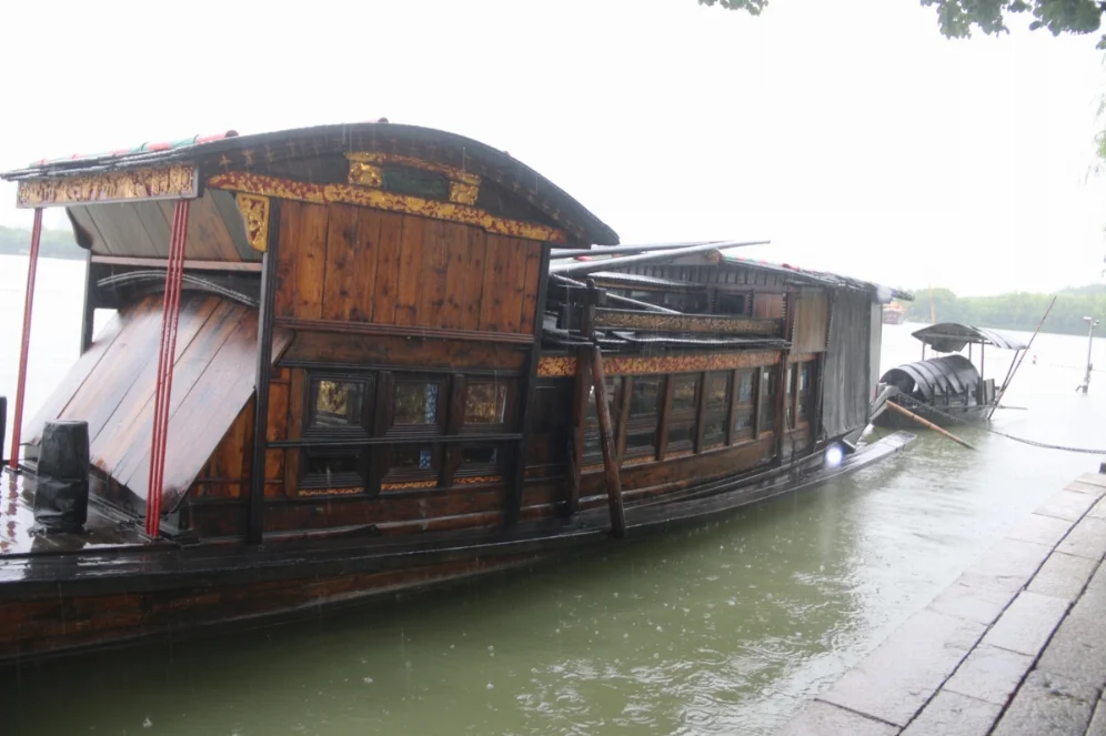 The replica of the Red Boat on Nanhu Lake is a popular tourist attraction in the city of Jiaxing, east China's Zhejiang Province 1 The replica of the Red Boat on Nanhu Lake is a popular tourist attraction in the city of Jiaxing, east China's Zhejiang Province 1