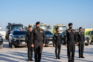 قوات الأمن السعودية تشارك في التمرين الأمني الخليجي في قطر