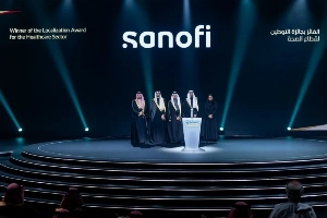 Sanofi recognized with Nationalization Award for Health Sector in Saudi Arabia
