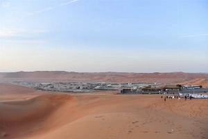 The Shaybah oil field in the Empty Quarter. (File picture)