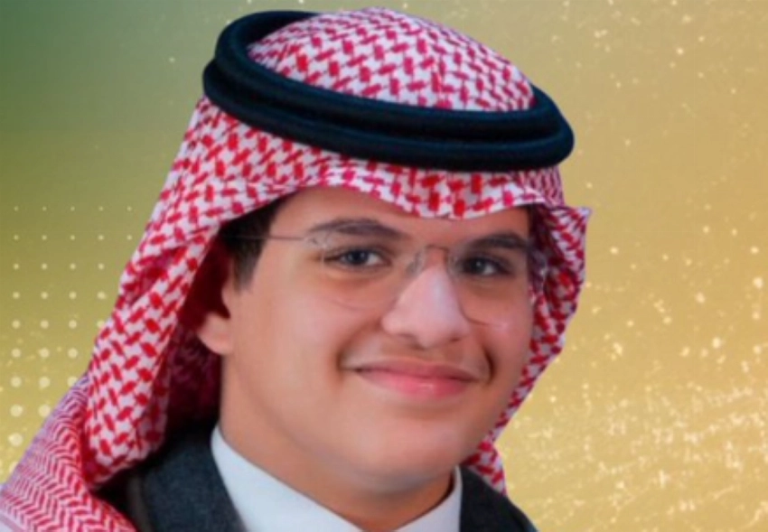Sari bin Saud Al-Qahtani won a gold medal for his distinguished project “Saudi Smart Quest.”