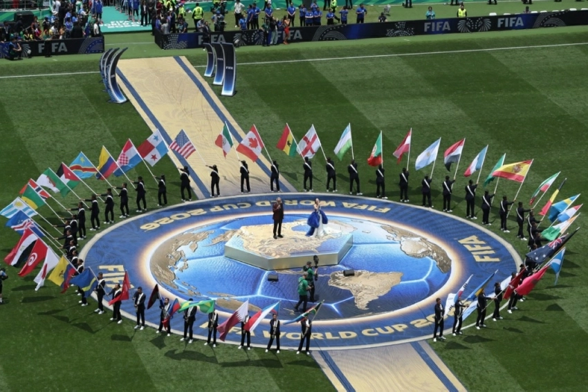 Italian tenor Andrea Bocelli and South Korean singer EJAE are performing during the pre-game show before the opening match of the FIFA World Cup 2026 between Mexico and South Africa in Mexico City. — EPA