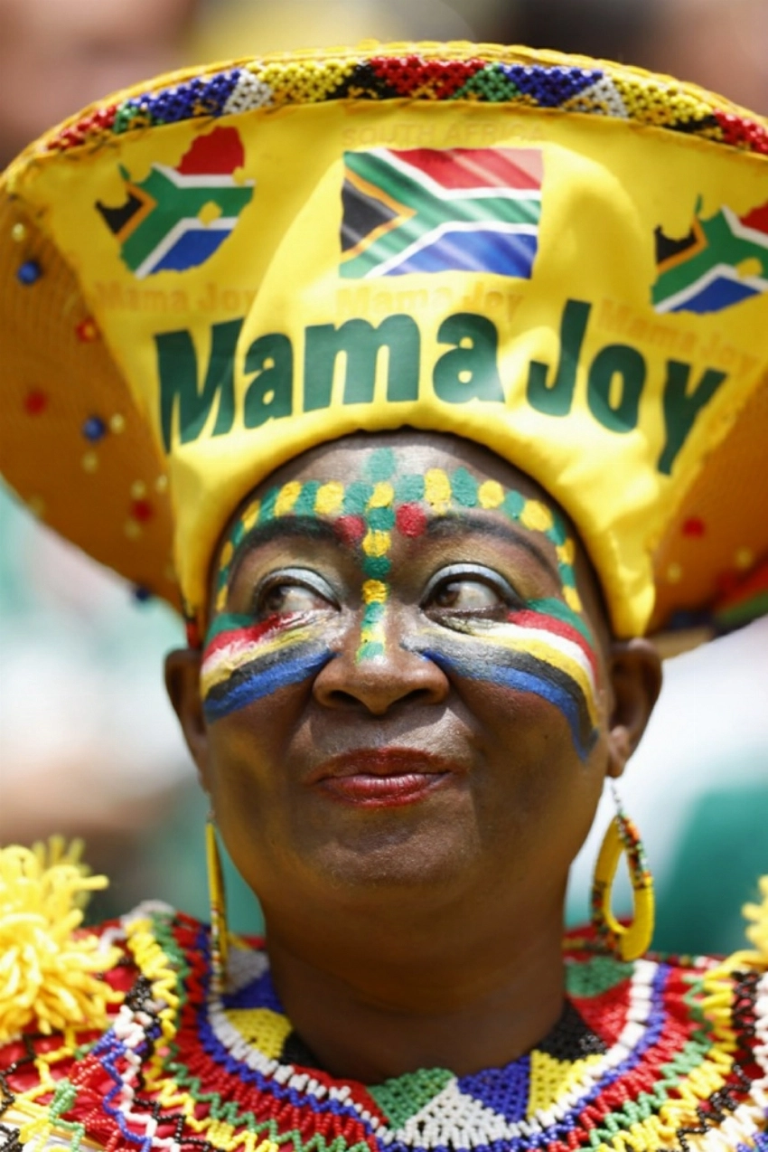 A supporter of South Africa looks on before the opening match of the FIFA World Cup 2026 between Mexico and South Africa in Mexico City. — EPA