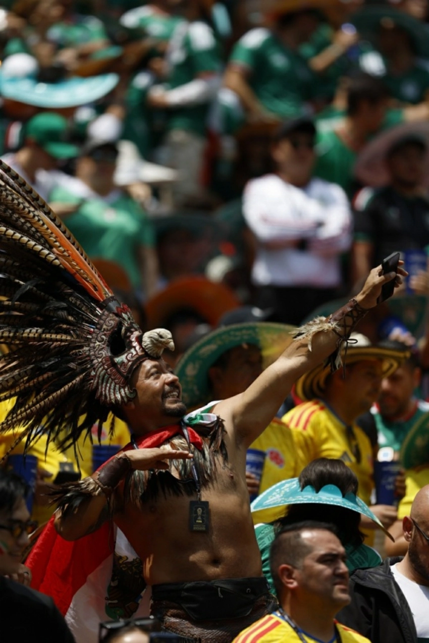 Fans of Mexico cheer before the opening match of the FIFA World Cup 2026 between Mexico and South Africa in Mexico City. — EPA