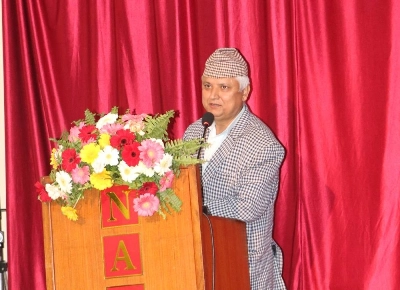 दिव्य राजकुमार पोख्रेल, कार्यकारी निर्देशक: THNA पोखरेल। onerror=