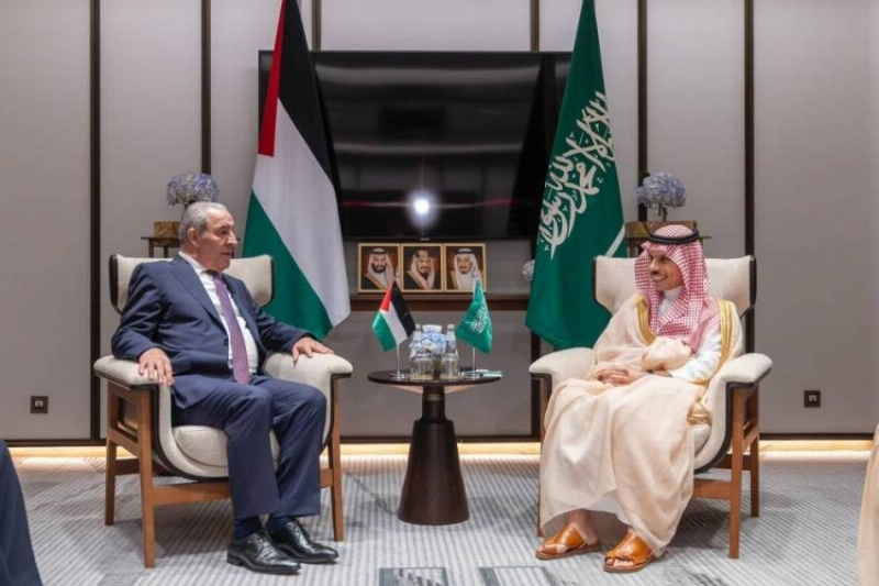 وزير الخارجية ييبحث مع نائب رئيس دولة فلسطين مستجدات الأوضاع في المنطقة