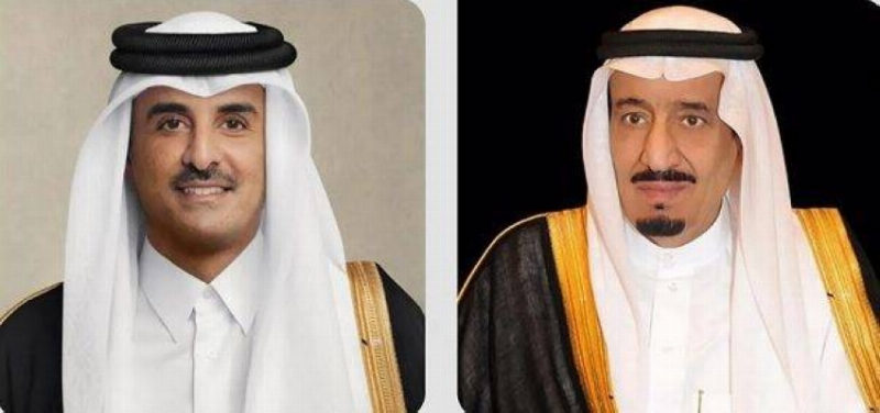 خبر تعازي قيادة قطر في ضحايا مروحية أرامكو