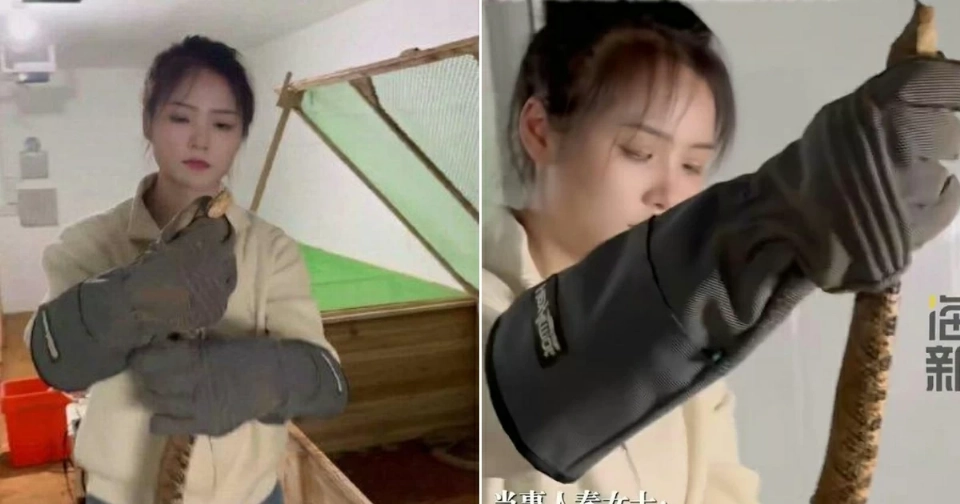 شابة تدير مزرعة تضم 60 ألف أفعى